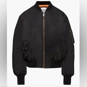 TNA Goose-down Bomber Black Jacket (Size M)
